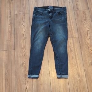 Democracy Dark Blue Ankle Jeans